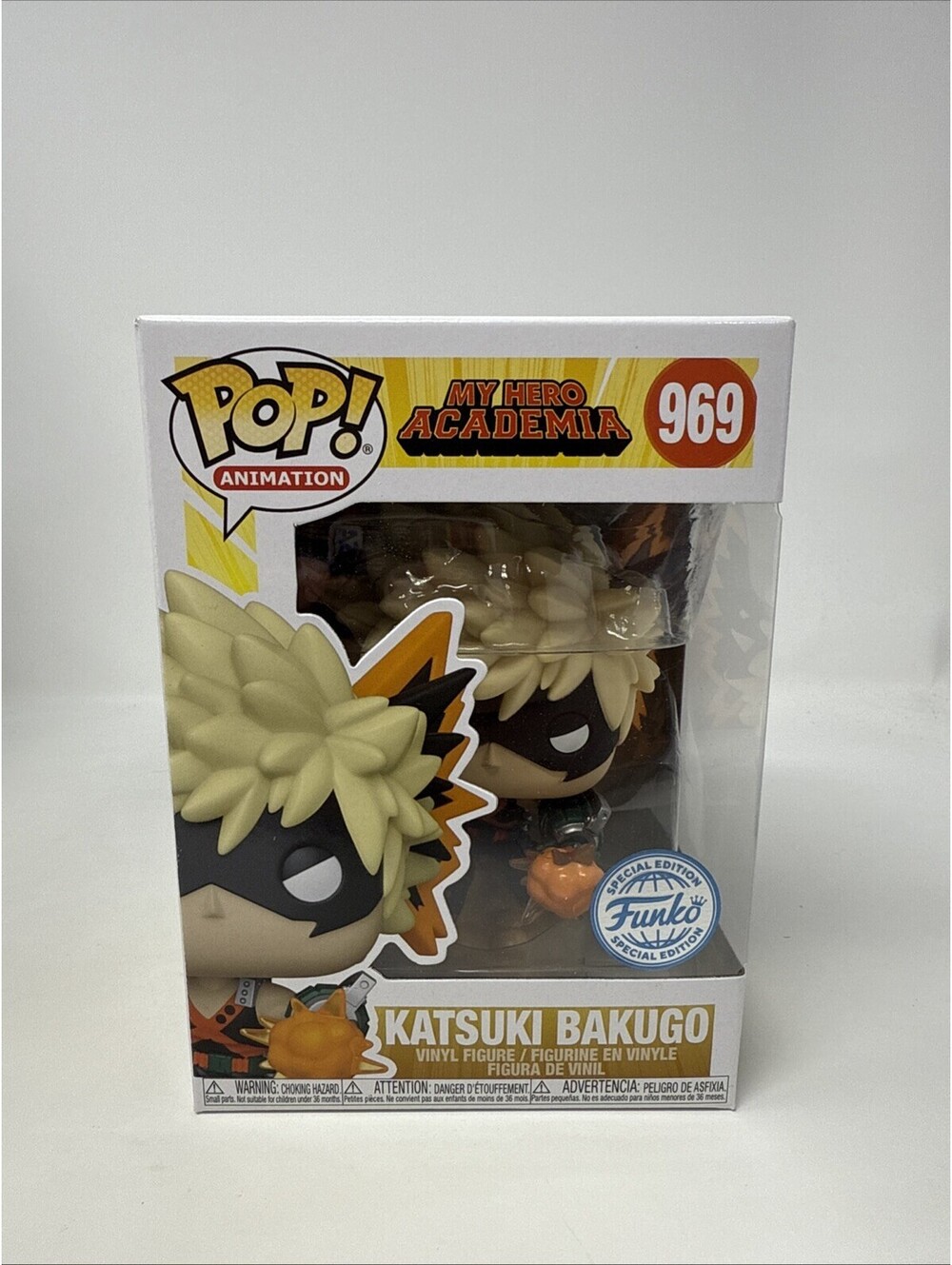 Funko Pop! Animation My Hero Academia Katsuki Bakugo #969 Vinyl Special Ed